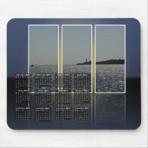 Tapis De Souris Calendrier principal de phare de Portland