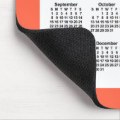 Tapis De Souris Calendrier rouge tomate 2024-2025 par Janz Mouse P (Coin)