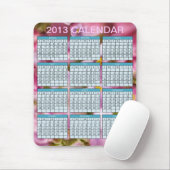 Tapis De Souris Calendrier sur un Mousepad (Avec souris)
