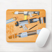 Tapis De Souris Caliburn a éclaté (Avec souris)