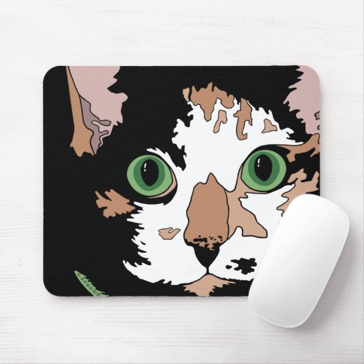 Tapis De Souris Calico Cat (Avec souris)