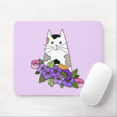 Tapis De Souris Calico Cat Cute (Avec souris)