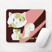 Tapis De Souris Calico Cat Mousepad (Avec souris)
