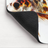 Tapis De Souris Calico Fantail Comet poisson rouge (Coin)