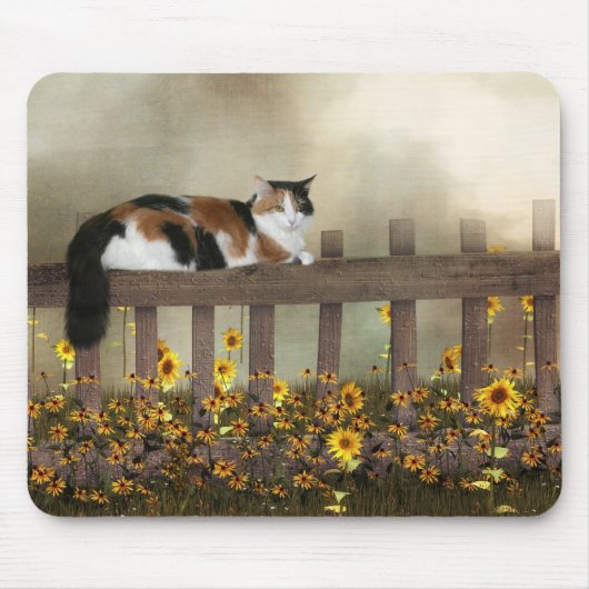 Tapis De Souris Calico kitty cat (Devant)
