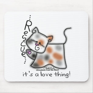 Tapis De Souris Calico SECOURT...c'est un truc d'amour !