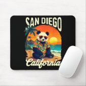 Tapis De Souris California Panda Zoo San Diego New Year 2025 Famil (Avec souris)