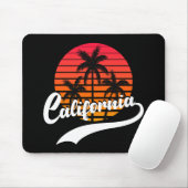 Tapis de souris California Retro Sunset (Avec souris)