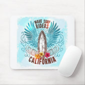 Tapis De Souris California Surf Riders (Avec souris)