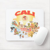 Tapis De Souris Californie du Sud CALI (Avec souris)