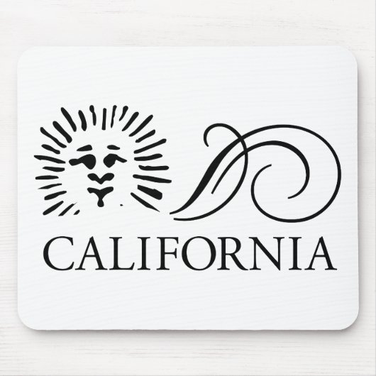 Tapis De Souris Californie Glyphing (Devant)