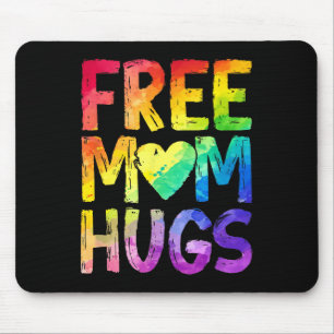 Tapis De Souris Câlins Gratuits De Maman Fierté Lgbt Lgbtq Lesbien