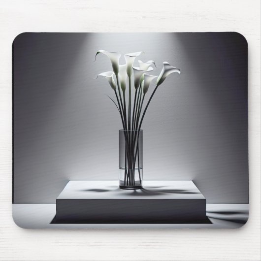 Tapis De Souris Calla Lilies dans les projecteurs (Devant)