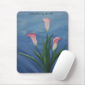 Tapis De Souris "Calla Lillies" Mousepad (Avec souris)
