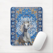 Tapis De Souris Calligraphie arabe cheval (Avec souris)