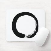 Tapis De Souris Calligraphie de zen de cercle d'Enso (Avec souris)