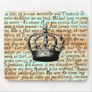 Tapis De Souris Calligraphie Mousepad de couronne