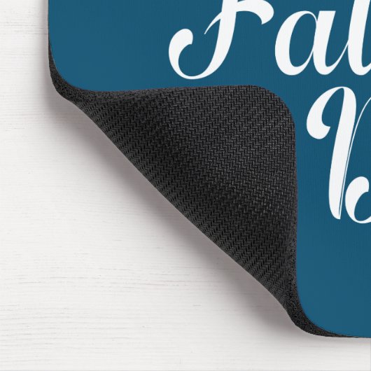 Tapis De Souris Calligraphie simple de Fête des pères heureuse | P (Coin)