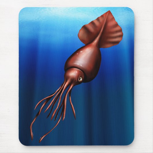 Tapis De Souris Calmar colossal Mousepad (Devant)