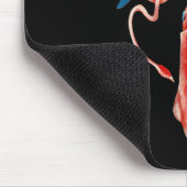 Tapis De Souris Calmar géant contre baleine (Coin)