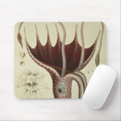 Tapis De Souris Calmar, Pl.2 de 'Histoire Naturelle (Avec souris)