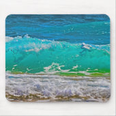 Tapis De Souris Calme Blue Ocean Waves Beach Art (Devant)