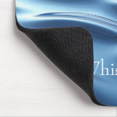 Tapis De Souris Calme Ocean Blue Waves Mousepad (Coin)