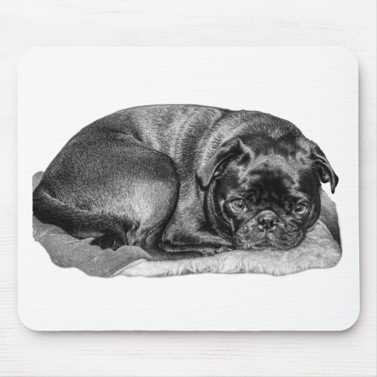 Tapis De Souris Calme sous la main (Devant)