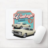 Tapis De Souris Camaro à la crème vintage (Avec souris)