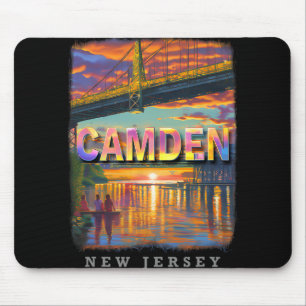 Tapis De Souris Camden New Jersey Nj Joie sur le Front de Mer Sd59