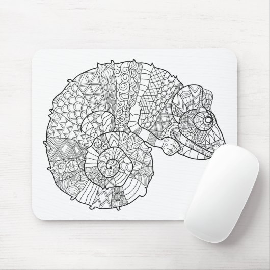 Tapis De Souris Caméléon Zendoodle (Avec souris)