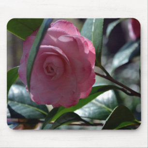 Tapis De Souris Camélia japonais rose
