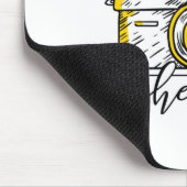 Tapis De Souris Caméra vintage Juste Dire Cheese (Coin)