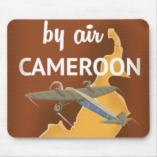 Tapis De Souris Cameroon Vintage Travel poster