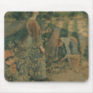 Tapis De Souris Camille Pissarro les récolteuses d'Apple, 1886