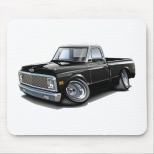 Tapis De Souris Camion 1970-72 supérieur Noir-Blanc de Chevy C10