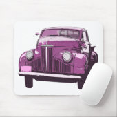 Tapis De Souris Camion antique rose (Avec souris)