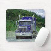 Tapis De Souris Camion Blue Frets, Camions Big Rig (Avec souris)