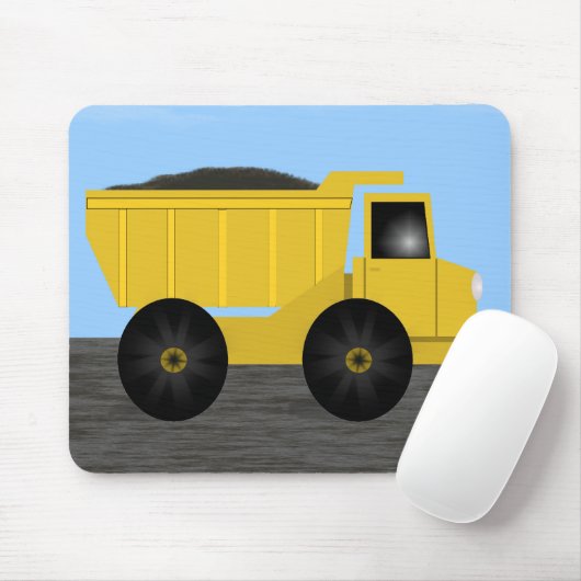 Tapis De Souris Camion de vidange pour enfants Mousepad (Avec souris)