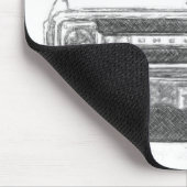 Tapis De Souris Camion esquissé de Chevy (Coin)