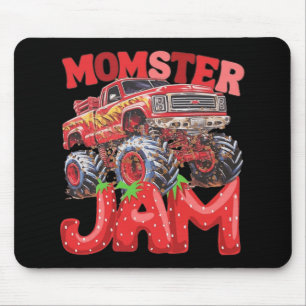 Tapis De Souris Camion Jam Maman Momster Garçon Mama Anniversaire