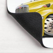 Tapis De Souris Camion jaune de Peterbilt (Coin)