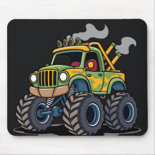 Tapis De Souris Camion Monster avec Camo Design