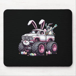 Tapis De Souris Camion Monster de Pâques Camion Bunny Monster Cami