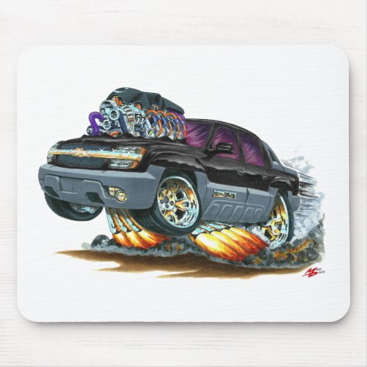 Tapis De Souris Camion noir d'avalanche (Devant)