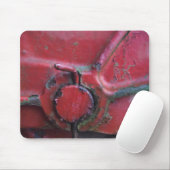 Tapis De Souris Camion rouillé rouge gros plan (Avec souris)