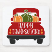 Tapis De Souris Camion Thanksgiving (Devant)