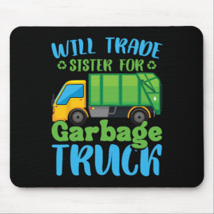 Tapis De Souris Camions de Jour des terres de recyclage Toddler Ga
