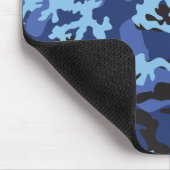 Tapis De Souris Camo bleu fait sur commande Mousepad (Coin)