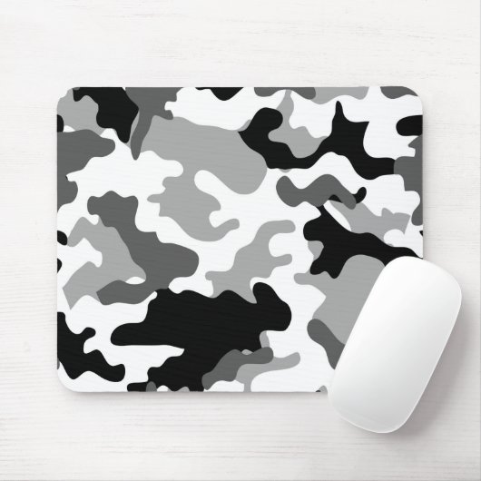 Tapis De Souris Camo Gray Mousepad (Avec souris)